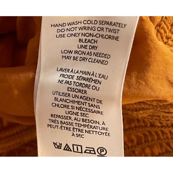 Anthropologie Embroidered Lace Blouse Dark Orange NWT Size XL - Picture 6 of 12